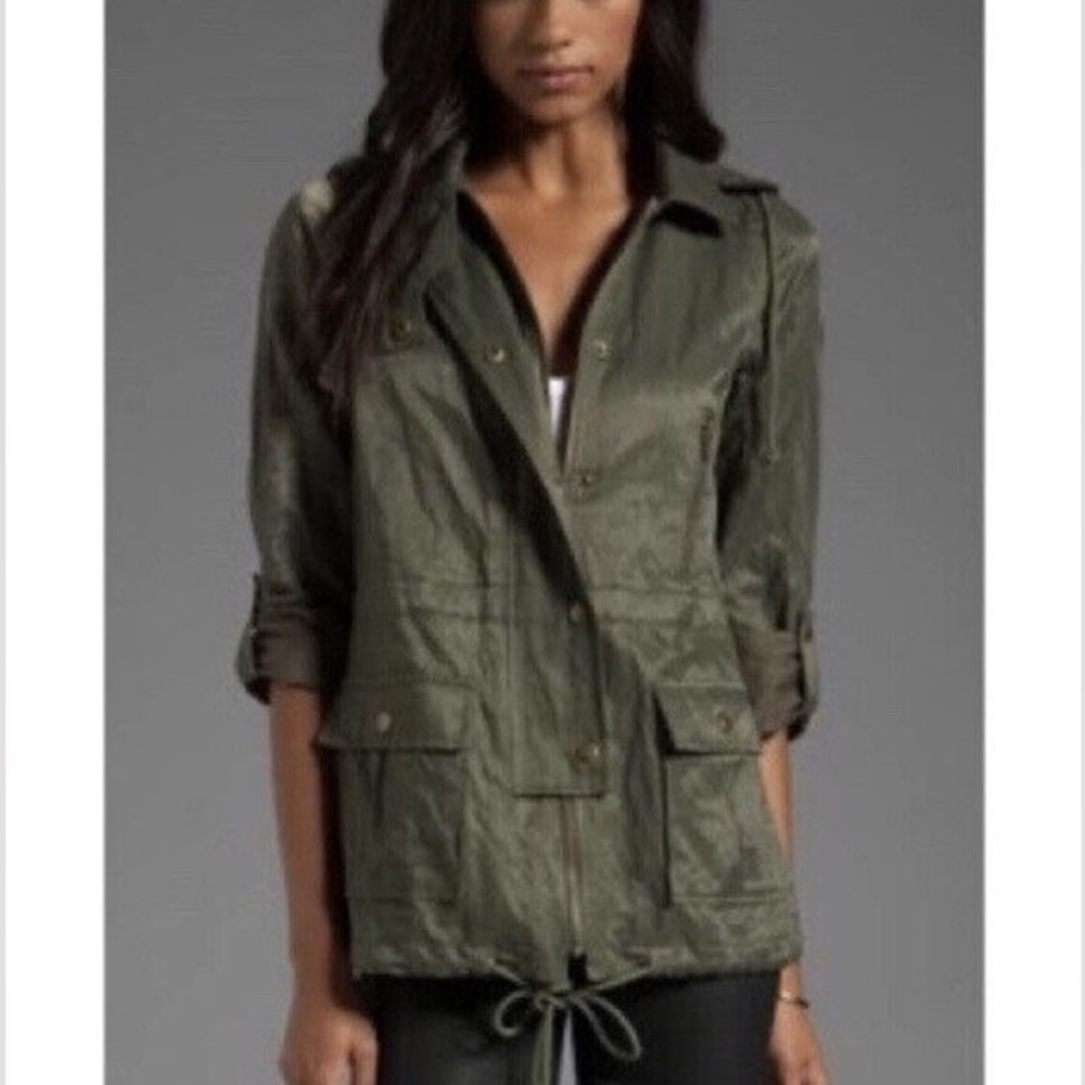Joie Military Green Anorak Windbreaker, S